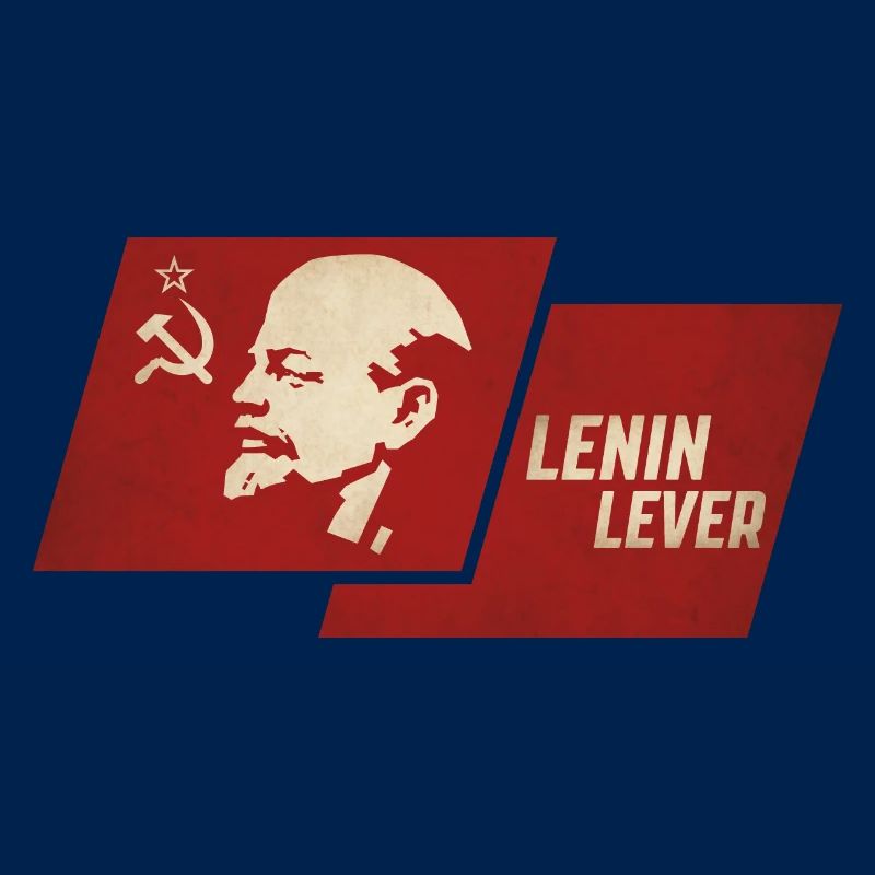 Drapeau à levier de Lénine