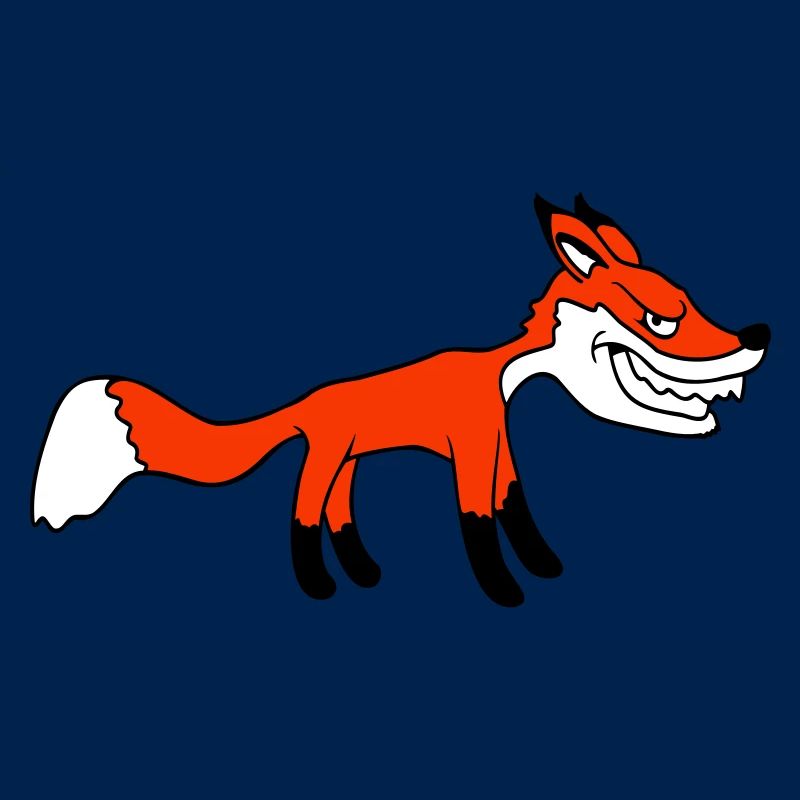 Fuchs Böser Blick Gefährlich Rotfuchs Wildes Tier