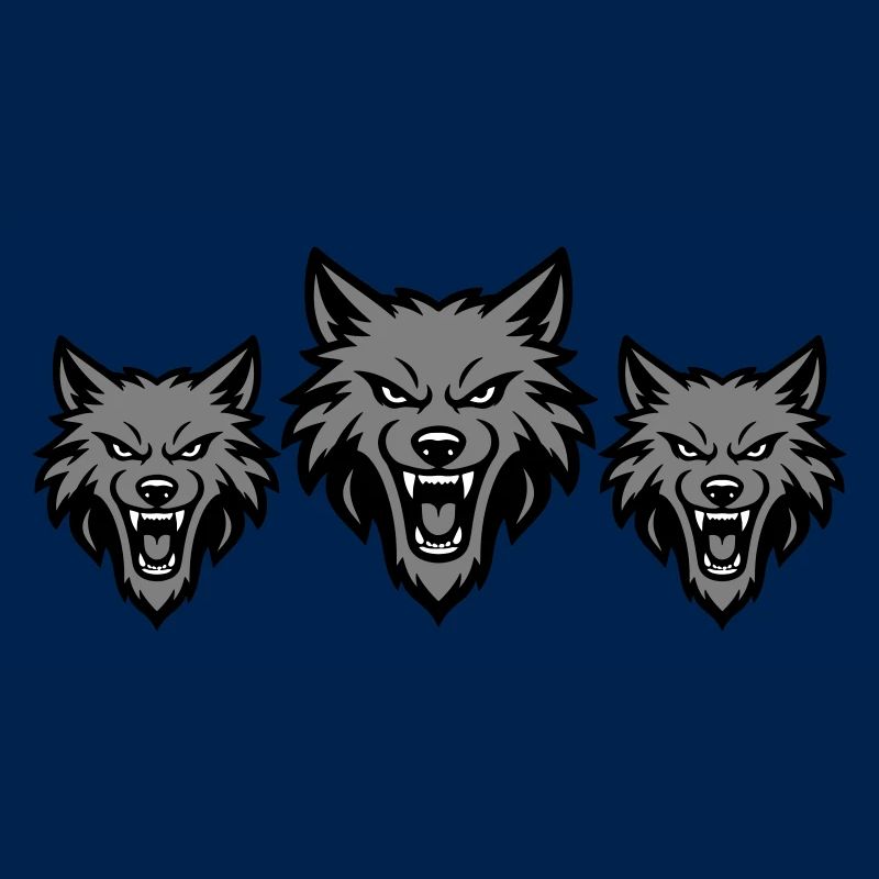 Meute d’équipe de loups