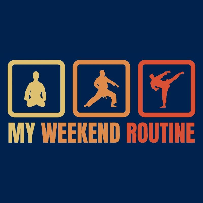 Karateka Wochenendroutine