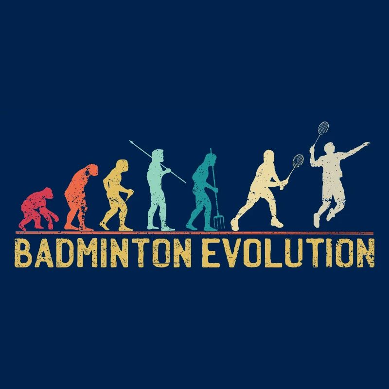 Badminton Evolution Zeitleiste Design
