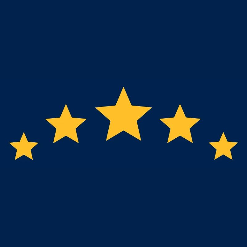 Étoiles - 5 étoiles (5 points) | Vectorale