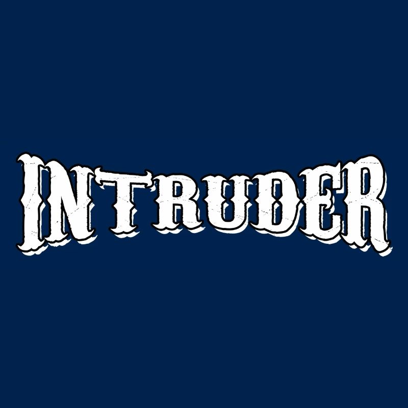 intruder hacker intruder clan sticker computer