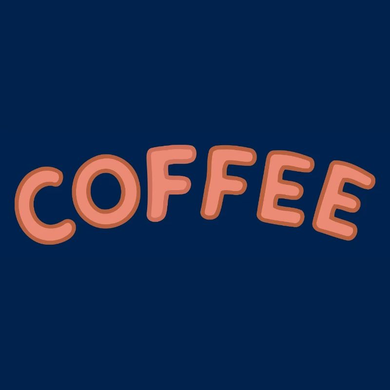 Kaffee-Letterpress-Bogen
