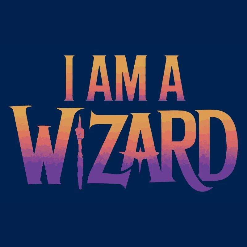 Ich bin ein Zauberer Textdesign