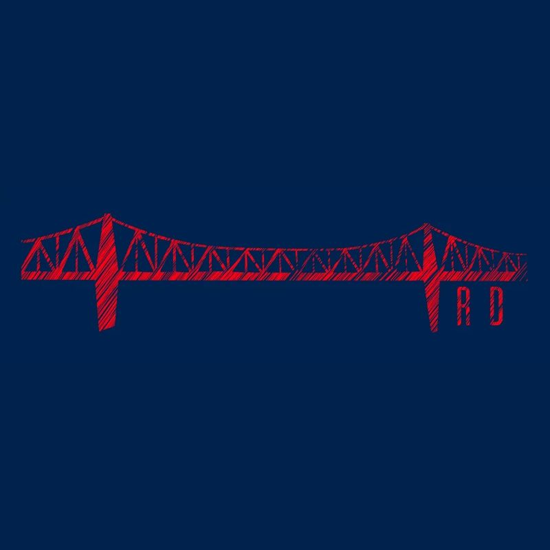 Rendsburg High Bridge Scribble Design – RD Skylin