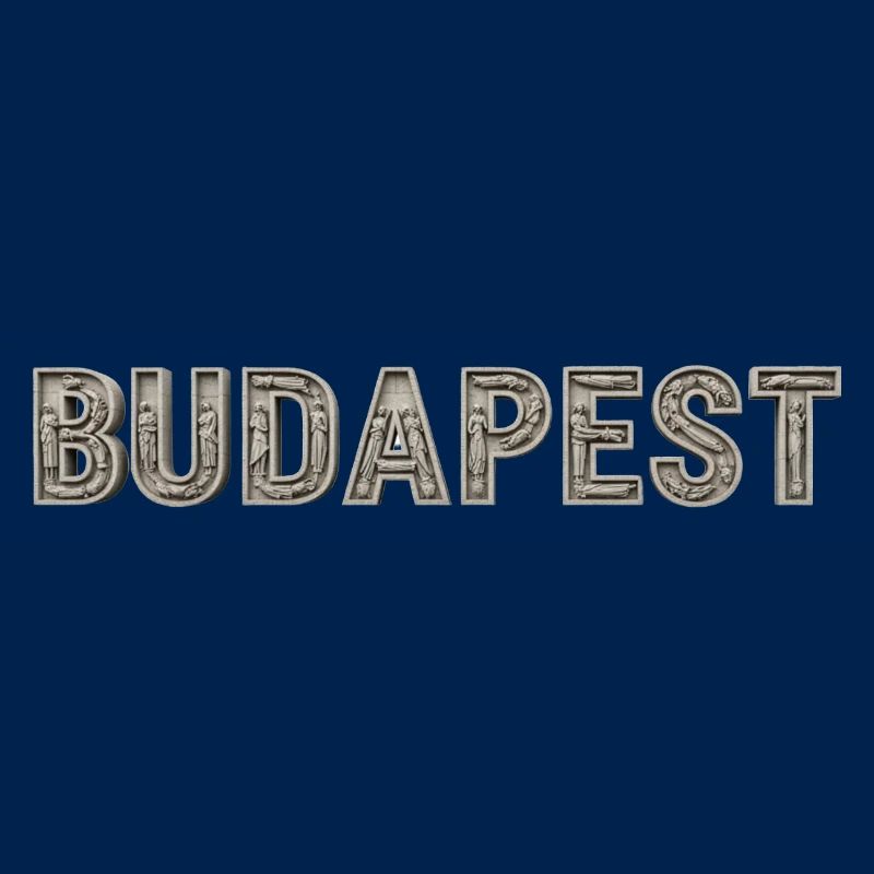 Budapest Architecture Typography
