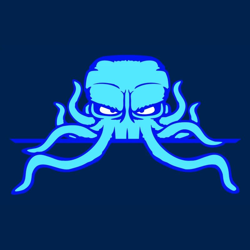 Octopus Octopus Shield Behind Wall Bag Frame