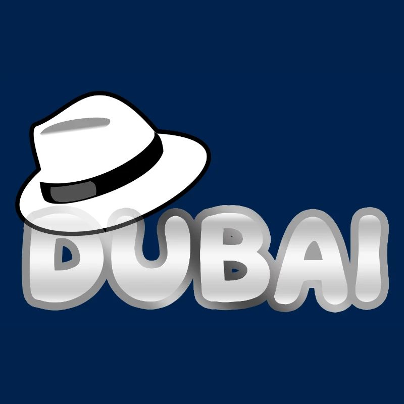 Dubai Stil mit Fedora