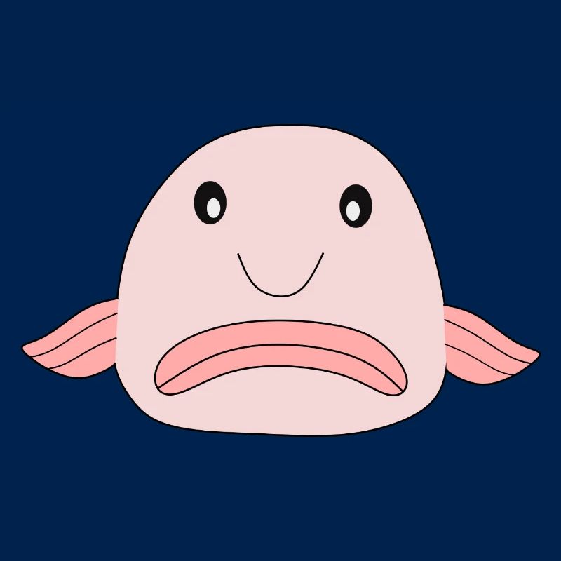 Blobfish fish comic ugly fish