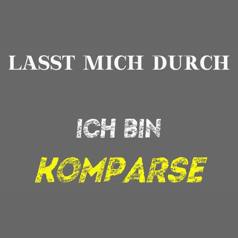 Lasst mich durch, ich bin Komparse! Geschenkidee