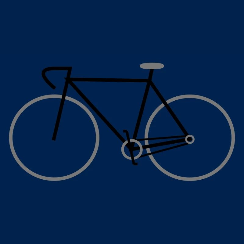 vélo noir singlespeed avec guidon de course