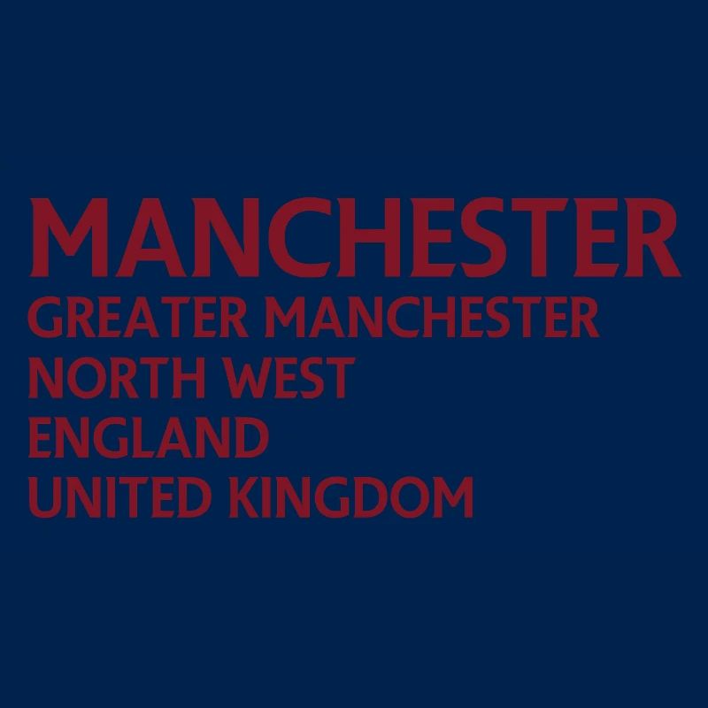 Manchester Name Stack Typography