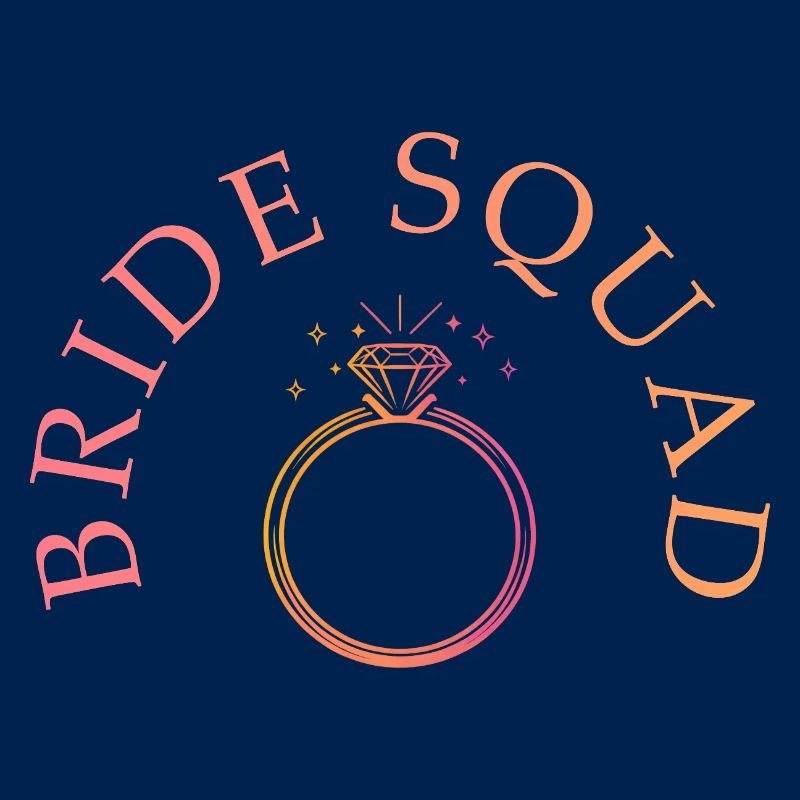 Bride Squad - Ring - personalisierbar