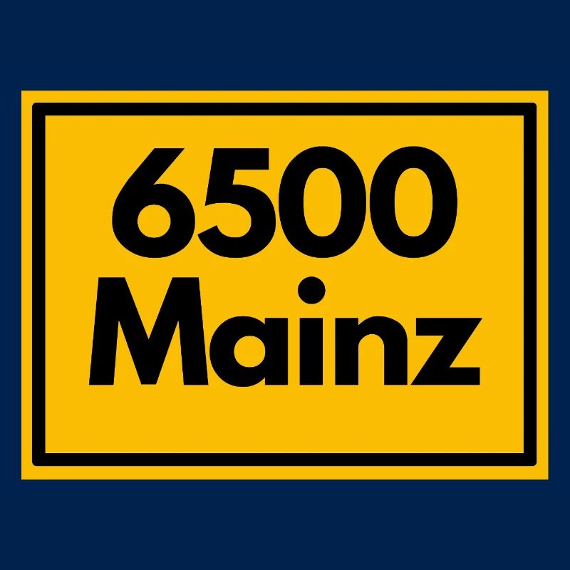 ANCIEN CODE POSTAL RETRO 6500 MAINZ MEEENZ
