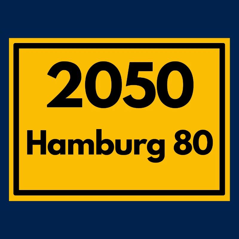 OLD POSTCODE POSTCODE RETRO 2050 HAMBURG 80 - ELBE