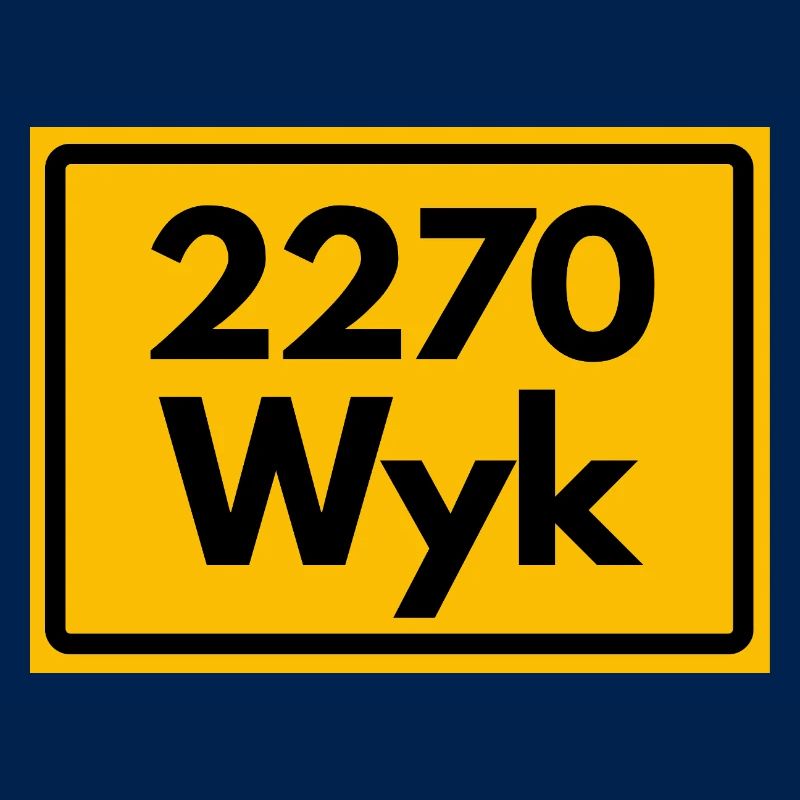 OLD POSTCODE POSTCODE RETRO 2270 WYK – FÖHR INSEL