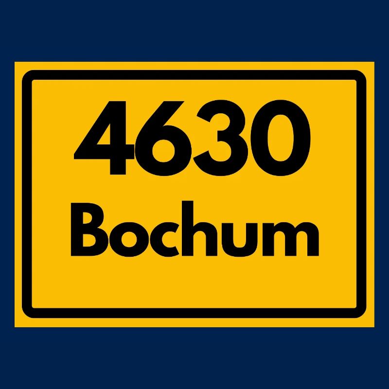 ALTE POSTLEITZAHL PLZ RETRO 4630 BOCHUM
