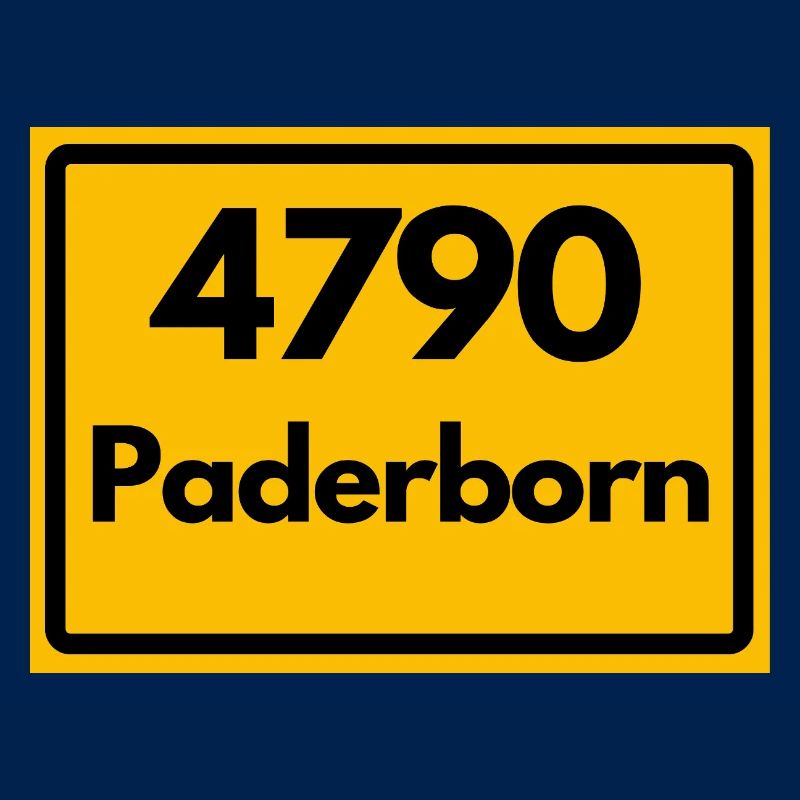 ANCIEN CODE POSTAL RETRO 4790 PADERBORN