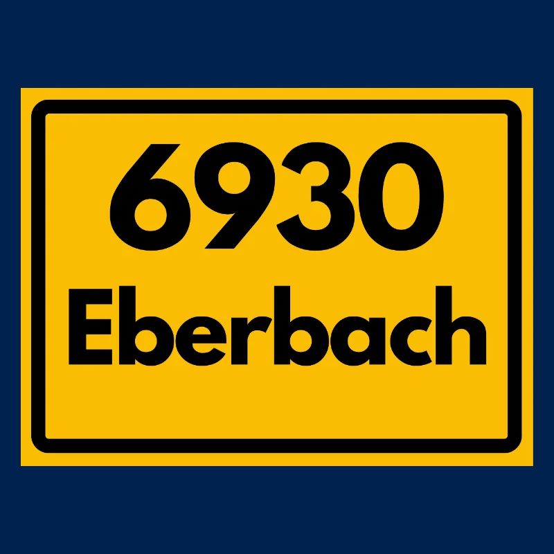 OLD POSTCODE POSTCODE RETRO 6930 EBERBACH HEIMAT