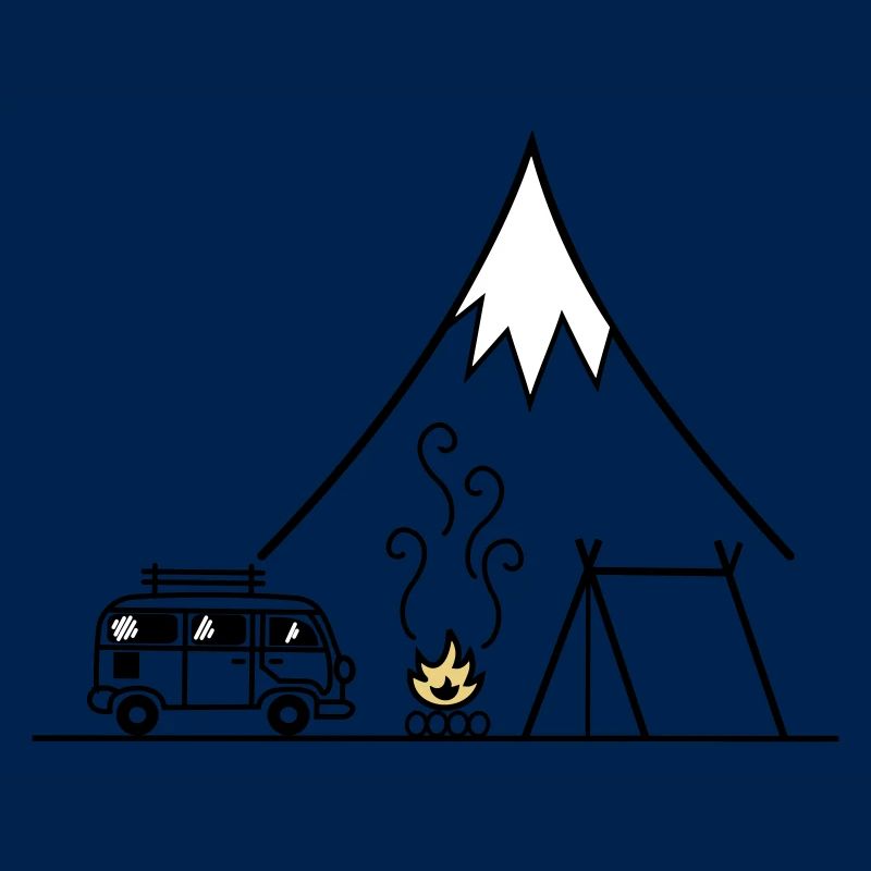 Campfire voyage de camping