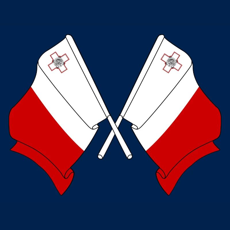 Deux drapeaux Malte