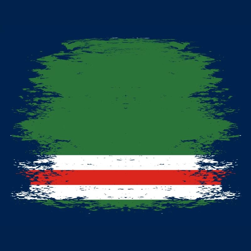 Drapeau de la Tchétchénie utilisé