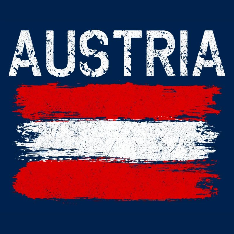 Graphique du drapeau brossé de l’Autriche