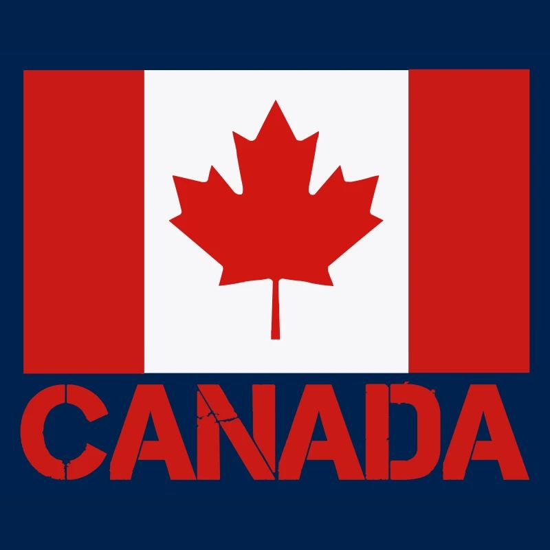 Maple Leaf Canada Flag Art