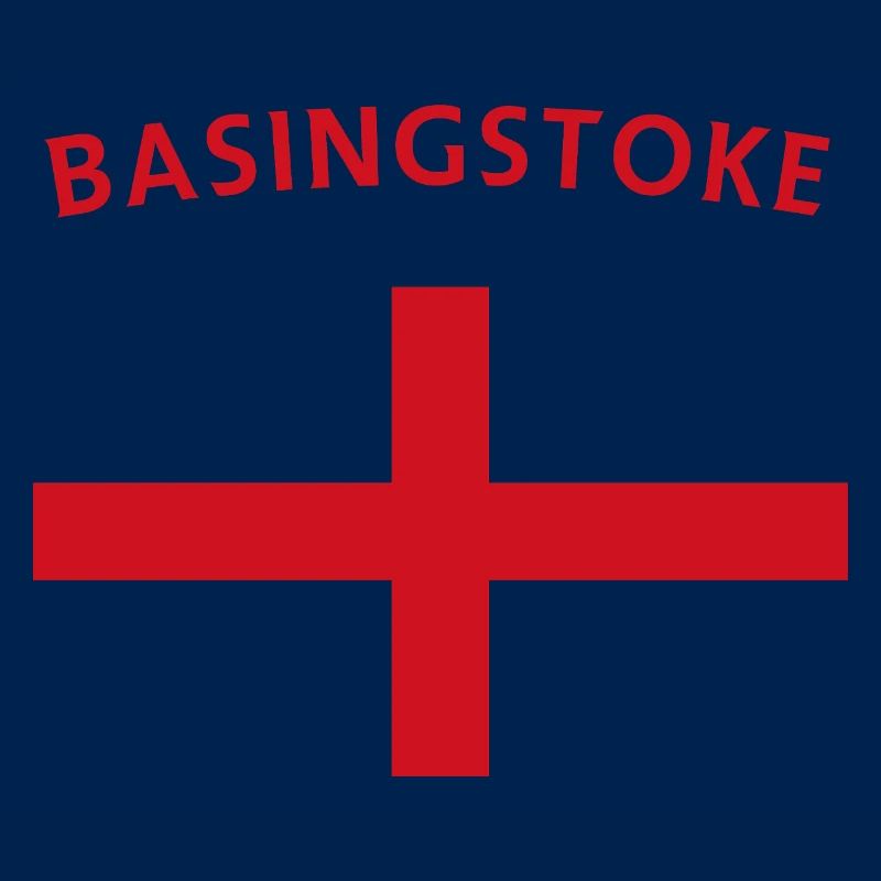 Basingstoke Emblem Retro Abzeichen