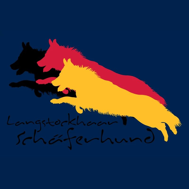 langstockhaar schäferhund