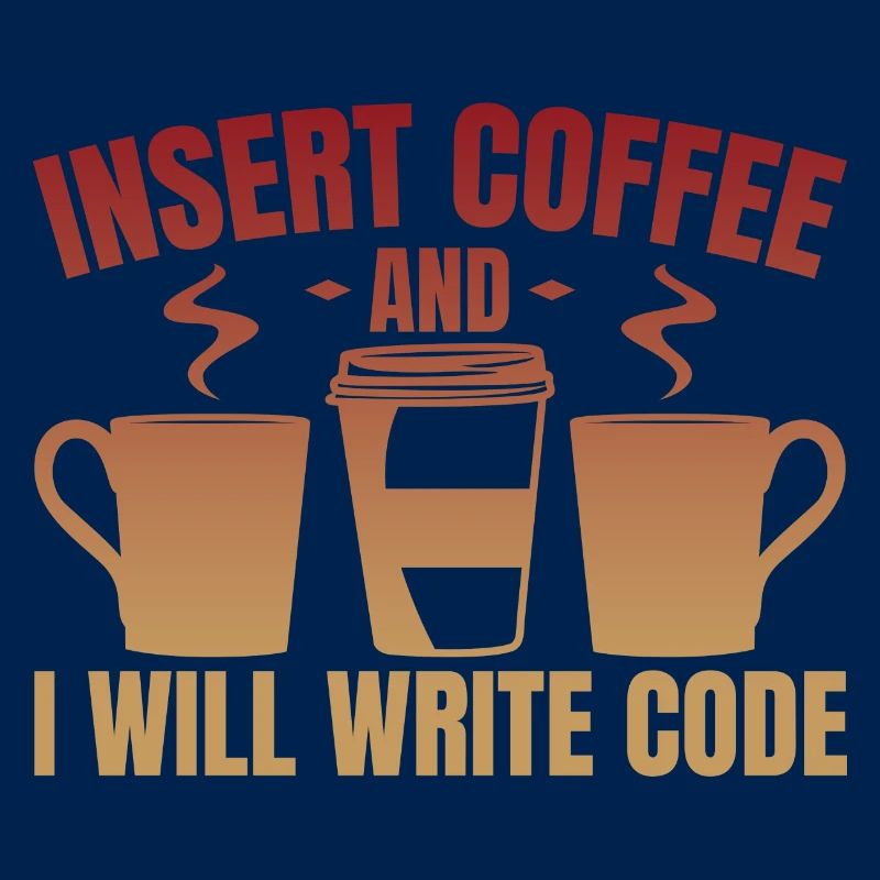Kaffee einwerfen und Code schreiben