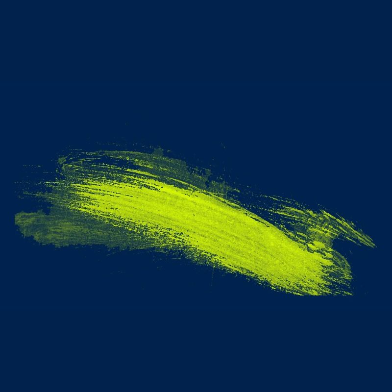 Neon Lime Pinselstrich