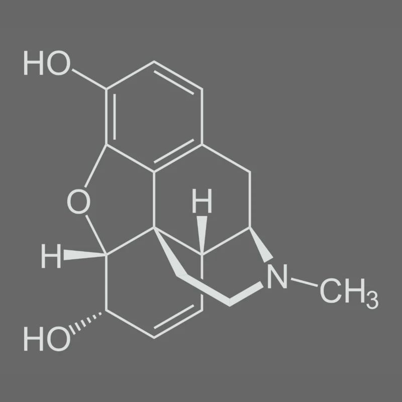 Formule structurale morphine