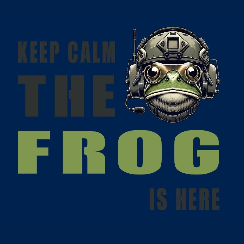 Kampffrosch – Keep Calm Style