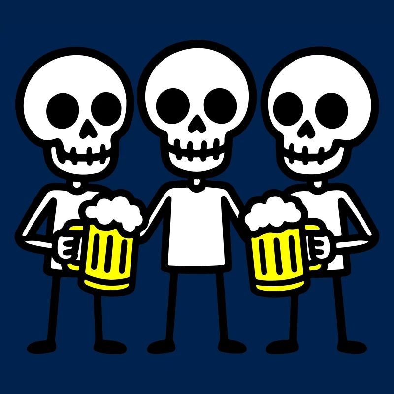 Skeleton Beer Drinking Team