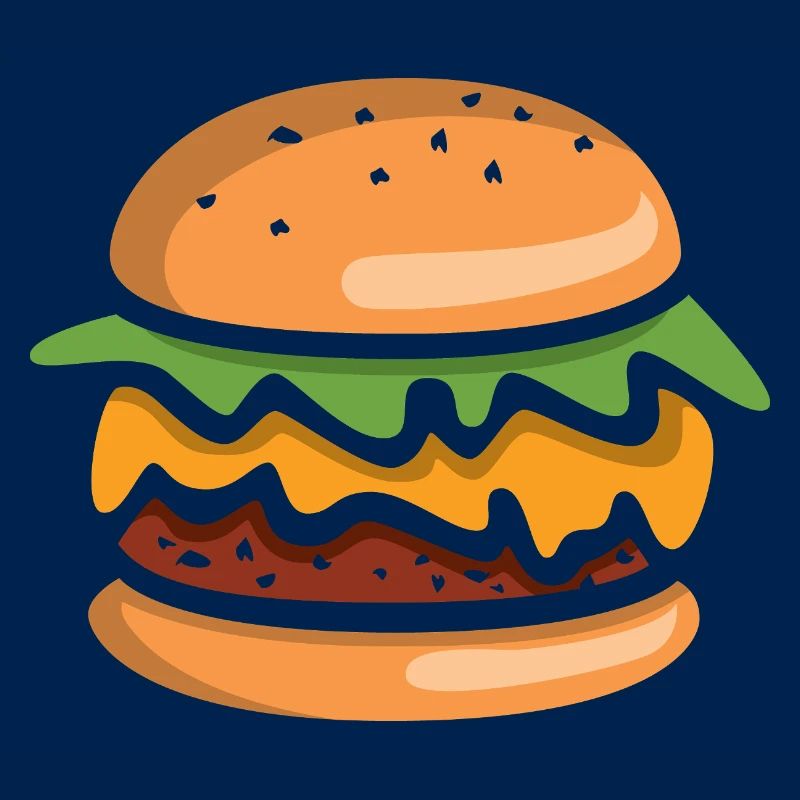 Comic Burger Cheeseburger