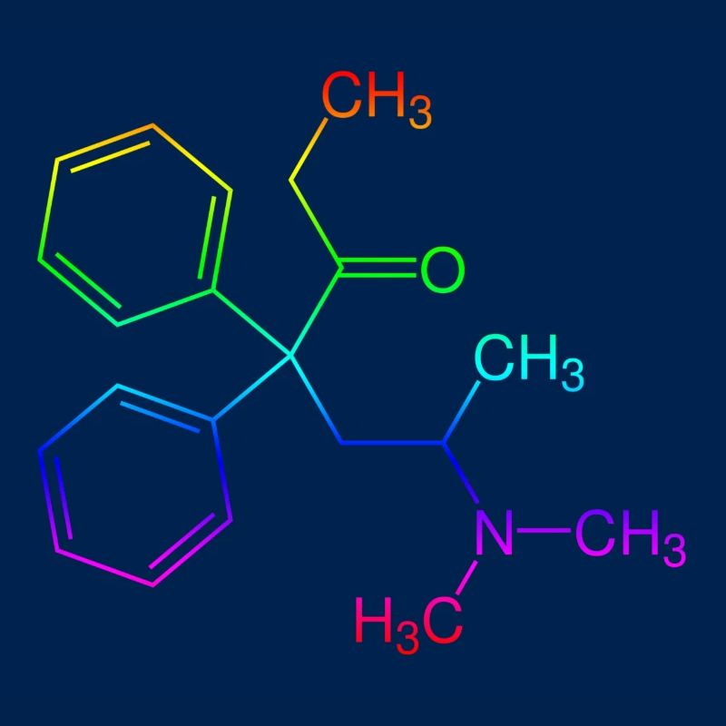 Formule structurelle à la méthadone