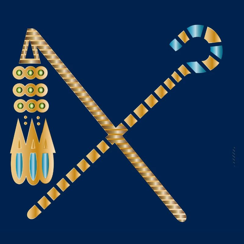Golden Pharaoh's Scepter – Hook and Flail