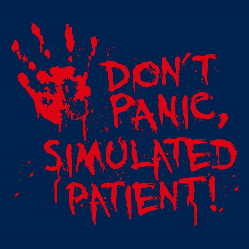 Don't Panic simulated patient first aid instructor