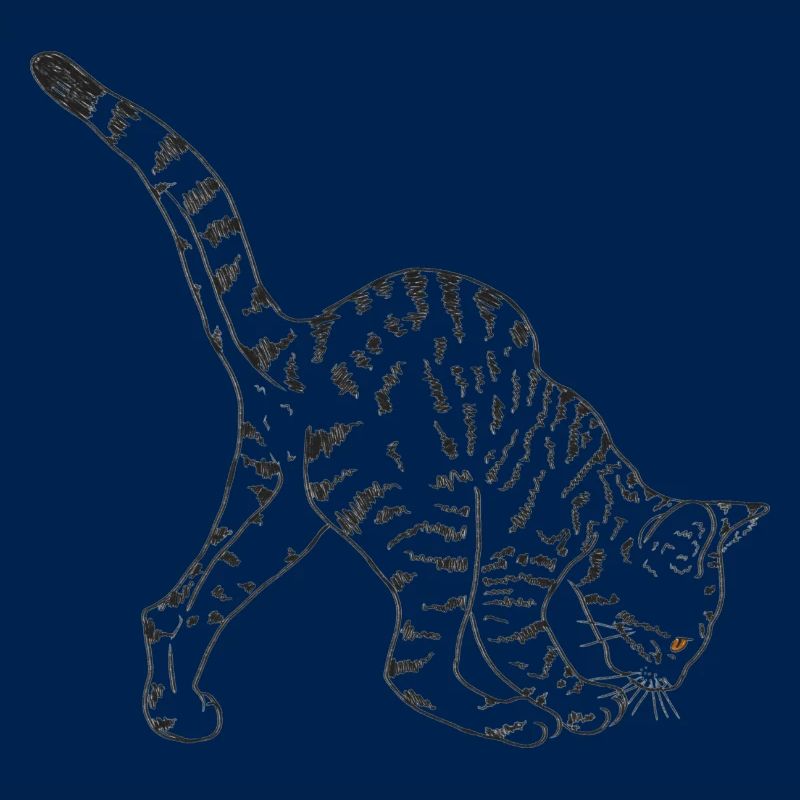 Schwarze Katze