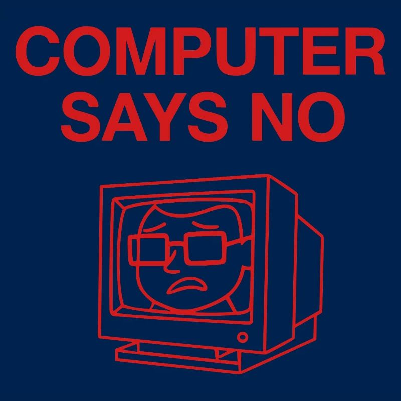 Retro Computer Says No Design