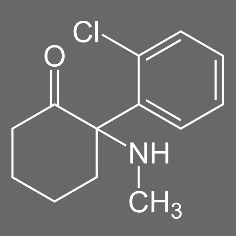 Ketamine structural formula