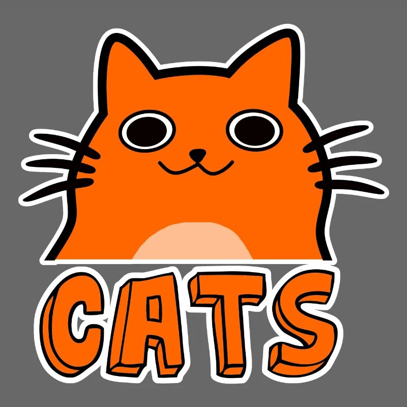 Süße Comic Katze