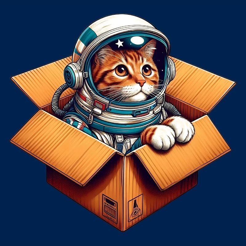 Astronaut Katze