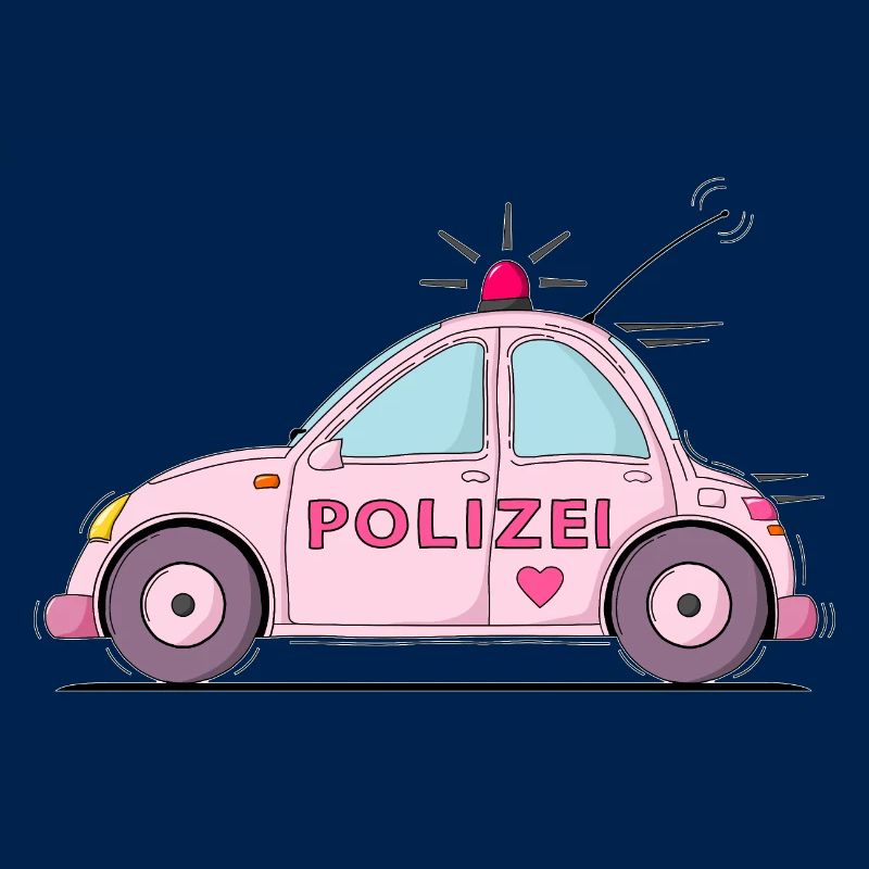 Polizeiauto Rosa