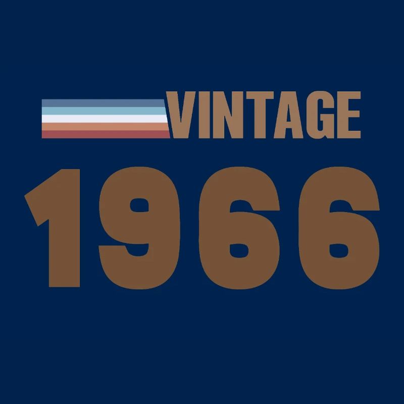 T-Shirt 60 Ans 1966 Script Manuscrit