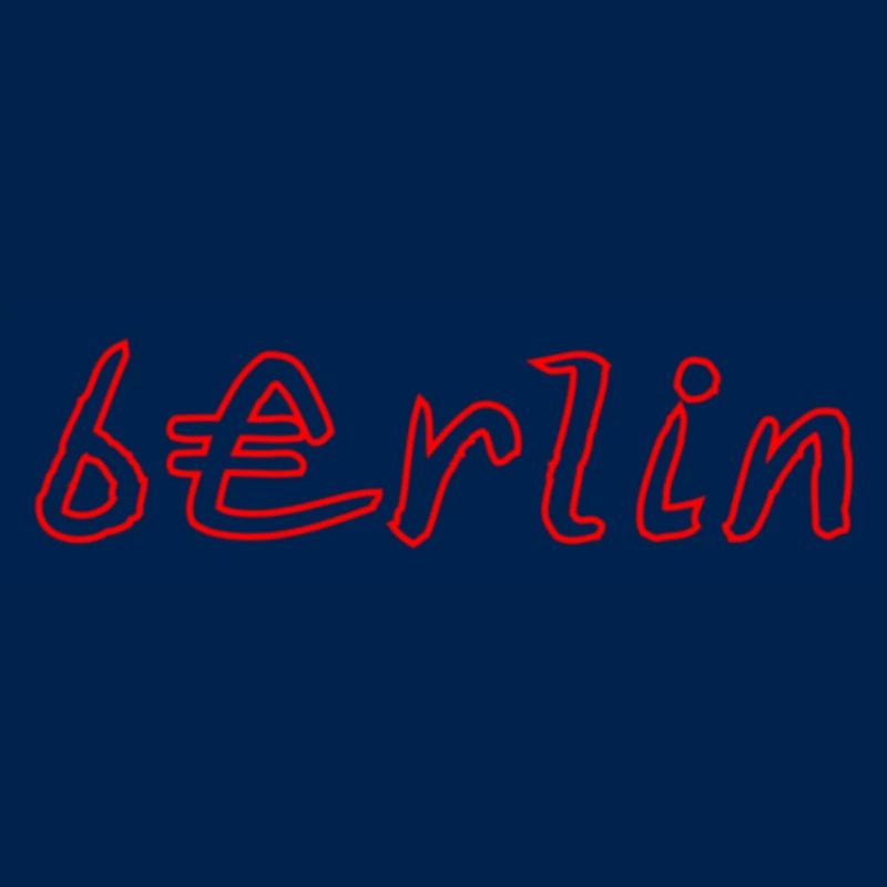 Berlin Neon Graffiti Style