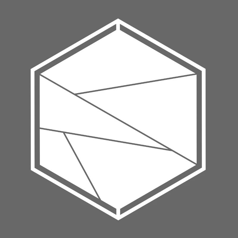 Abstract hexagon