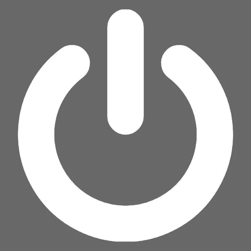 Power Button White